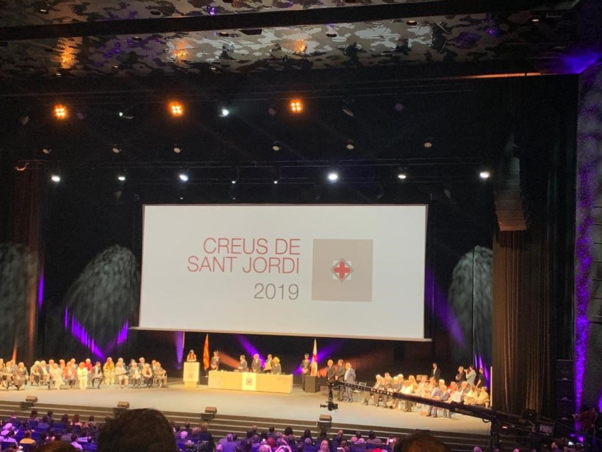 Convidats al lliurament de les Creus de Sant Jordi 2019
