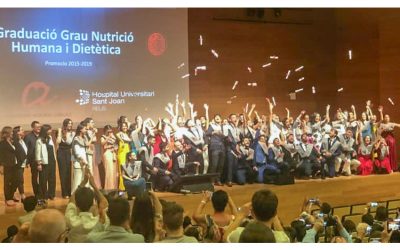 Acte de graduació de Dietistes-Nutricionistes a la Universitat Rovira i Virgili