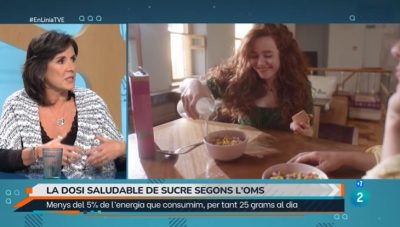 Programa “En línia” de RTVE:  excés de sucre