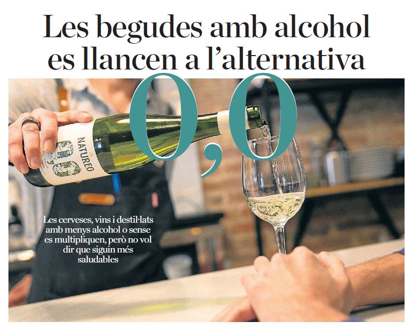 Les begudes amb alcohol es llancen a l’alternativa 0,0