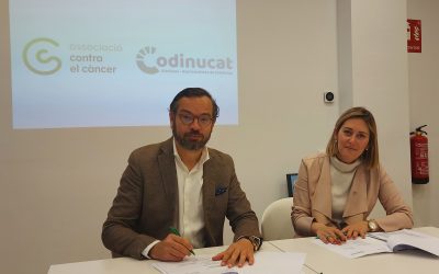 Signatura conveni Associació Contra el Càncer Barcelona