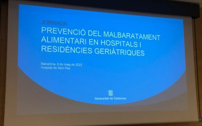PRESENTACIÓ DE LA GUIA PER A LA PREVENCIÓ DEL MALBARATAMENT ALIMENTARI EN HOSPITALS I RESIDÈNCIES GERIÀTRIQUES