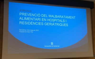 PRESENTACIÓ DE LA GUIA PER A LA PREVENCIÓ DEL MALBARATAMENT ALIMENTARI EN HOSPITALS I RESIDÈNCIES GERIÀTRIQUES