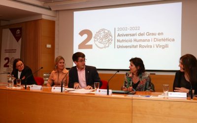 COMMEMORACIÓ DELS 20 ANYS DE LA IMPLANTACIÓ DE L’ENSENYAMENT DE NUTRICIÓ HUMANA I DIETÈTICA