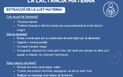 “Consells per facilitar la lactància materna”, del grup de treball d’alletament