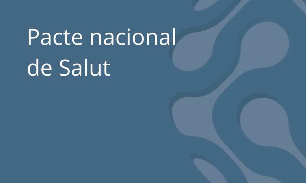 CoDiNuCat amb la participacó del pacte nacional de salut.