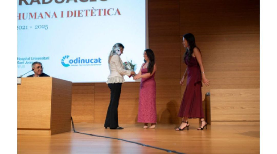 “Roser Martí presideix la Taula d’Autoritats a l’acte de graduació del Grau de Nutrició Humana i Dietètica de la URV”