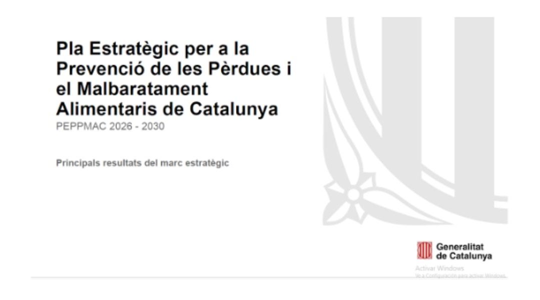“El Codinucat participa en la definició del nou marc estratègic contra el malbaratament alimentari a Catalunya”