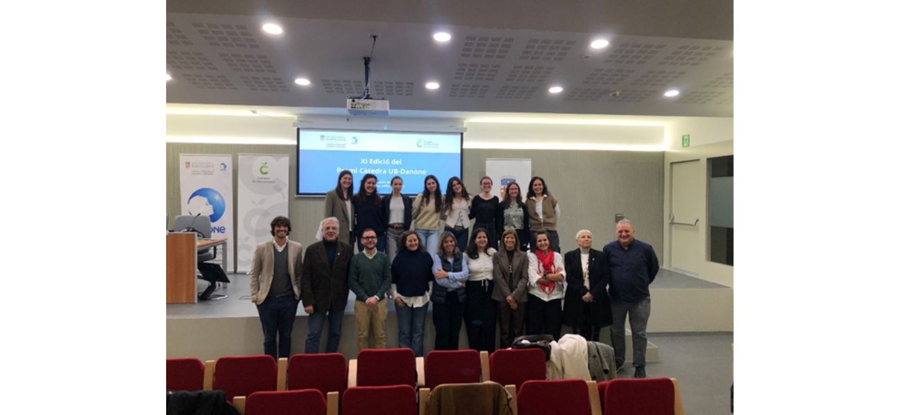 CoDiNuCat participa en l’acte de lliurament de la XI Edició del Premi Càtedra UB-DANONE