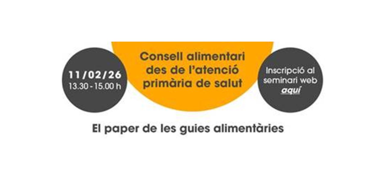 S’organitza el primer seminari web de l’any sobre consell alimentari en l’atenció primària