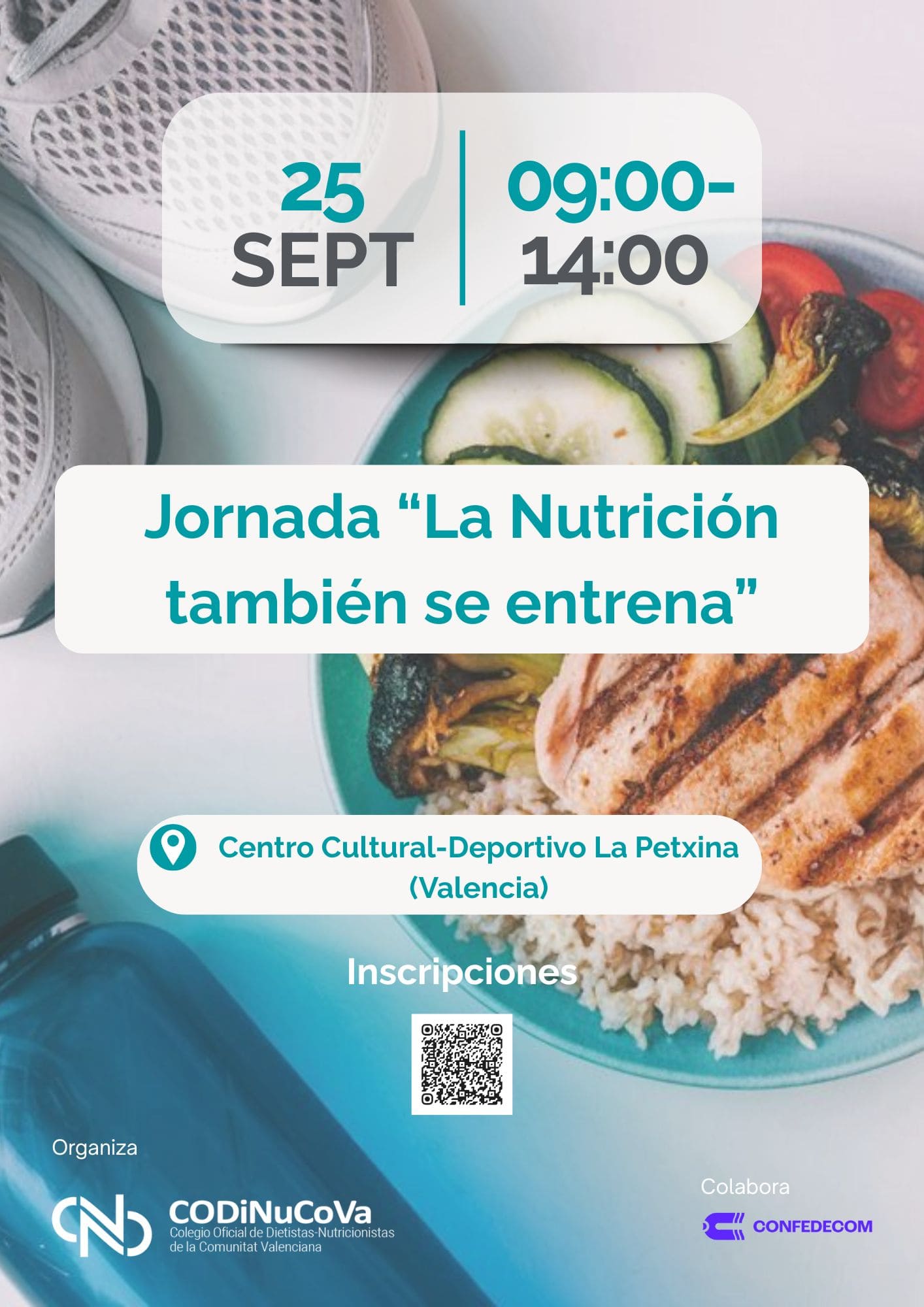 cartel jornada la nutrición también se entrena CODiNuCoVa (1)