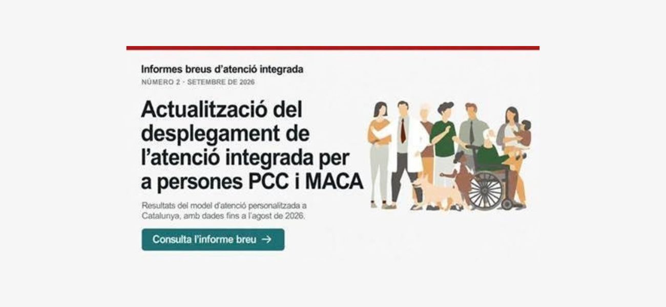 Nou informe d’atenció integrada: més temps a casa i menys ingressos hospitalaris